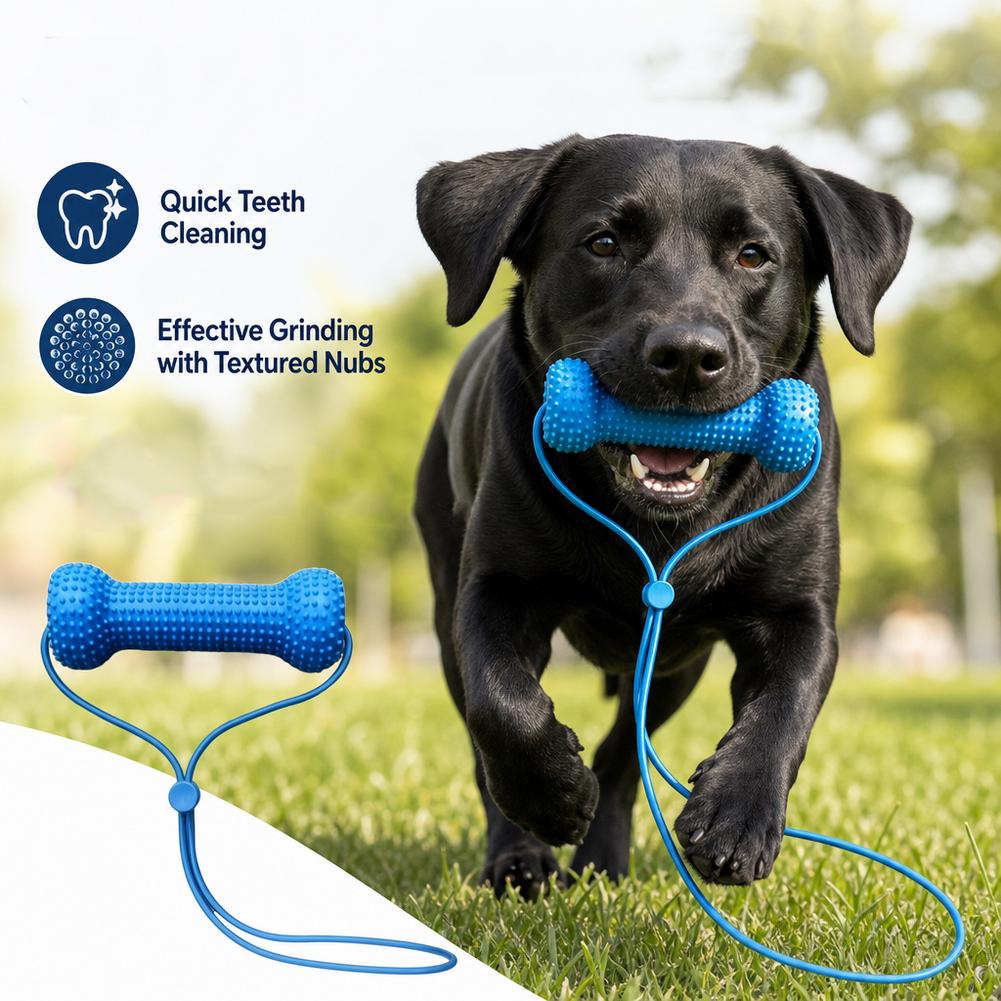 Pet Fountain Cleaning Kit - Tandverzorgingsspeeltje voor huisdieren, 2-in-1 kauw- en