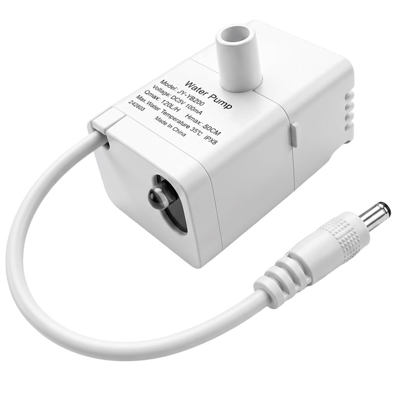 Wireless Pet Water Fountain Battery - ABAE-Huisdierfonteinpomp voor 3.2L/108Oz RVS Kattenwaterfontein Vervanging