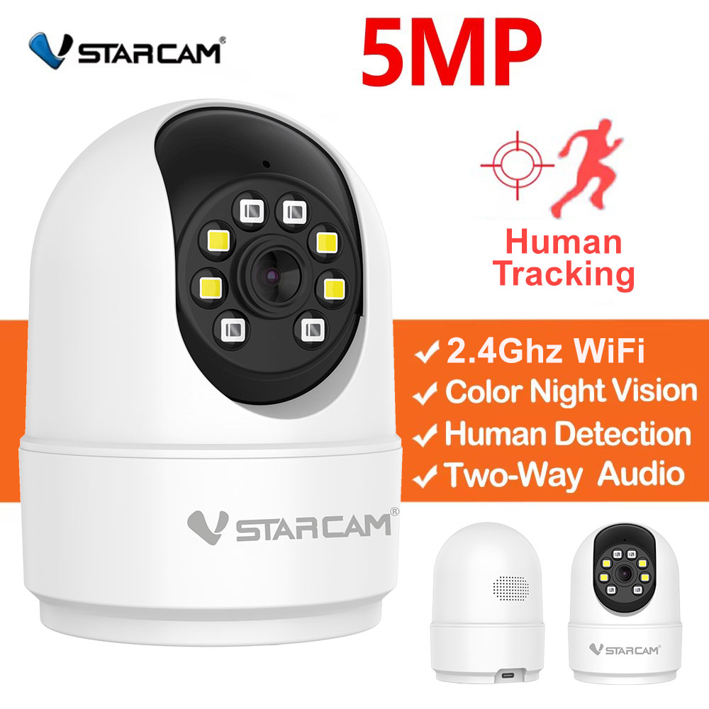 Smart Pet Feeder Camera Wifi - Vstarcam 5MP HD WiFi IP-camera Smart