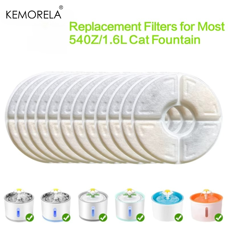 Pet Fountain Filter Replacement - 4/8/12 Stuks Vervanging Actieve Kool Filter