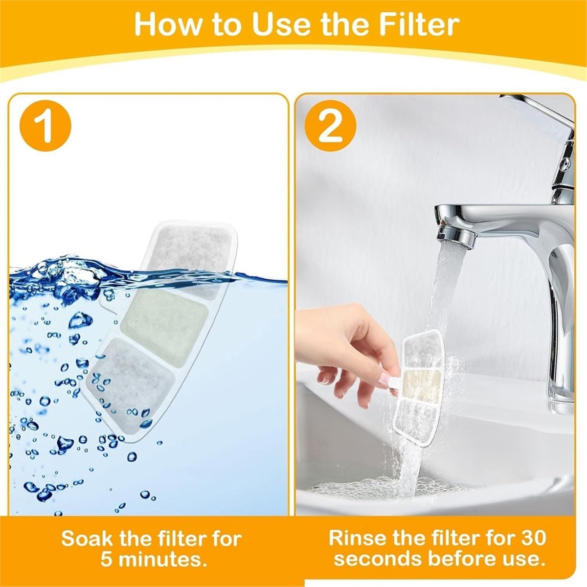 Pet Fountain Filter Replacement - Aug.A632F-16PCS Vervangingsfilters voor PW04 3.5L Draadloze