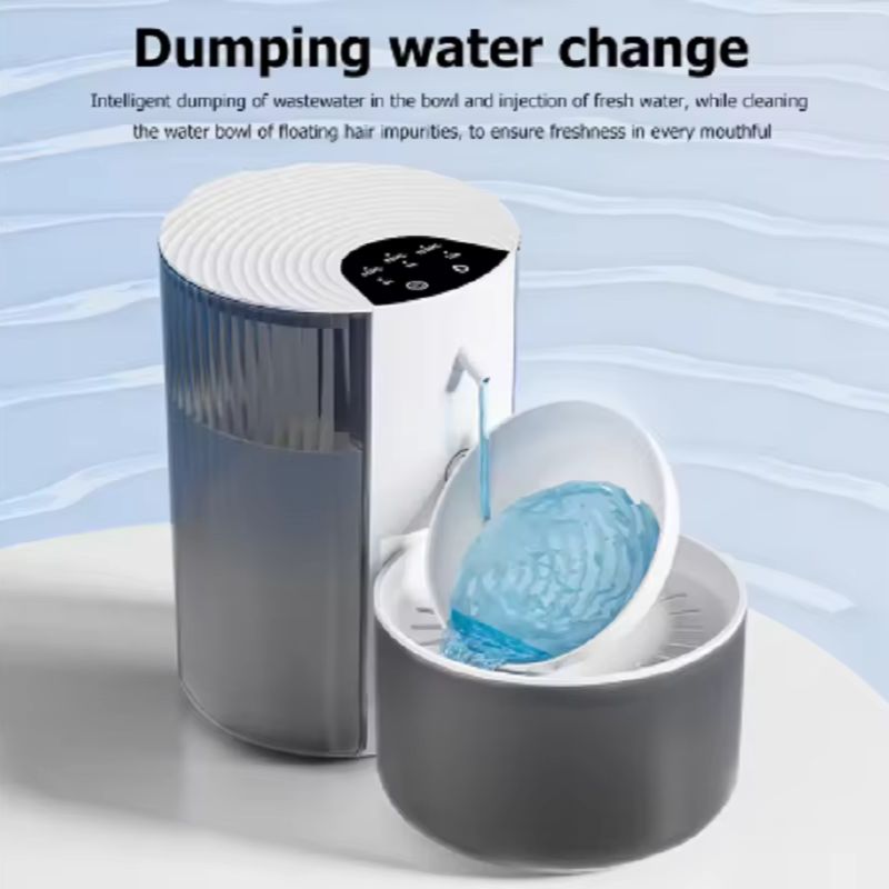 Wireless Pet Water Fountain Battery - Slimme waterdispenser voor huisdieren, draadloze waterfontein
