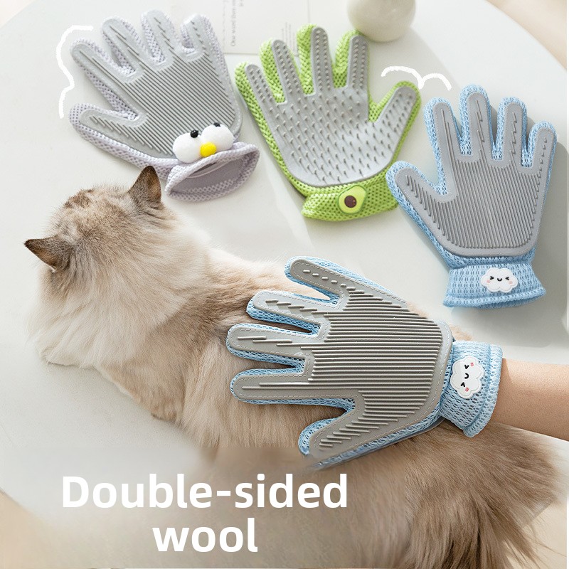 Pet Fountain Cleaning Kit - Dubbelzijdige Honden- en Kattenborstel van Siliconen,