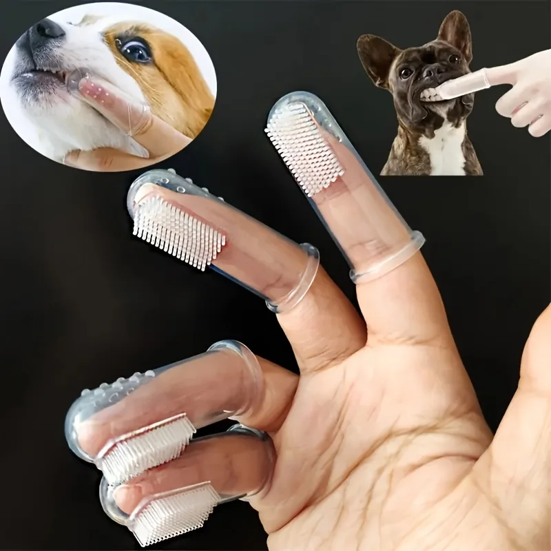 Pet Fountain Cleaning Kit - Zachte siliconen tandenborstel voor huisdieren, geschikt