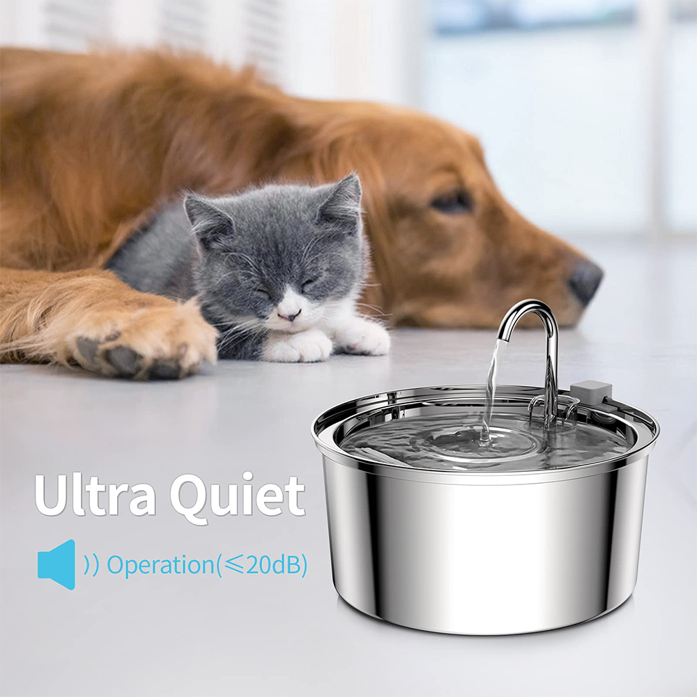 Roestvrijstalen watertoevoer v - Smart Pet Water Fountain Wifi recensie en prijs