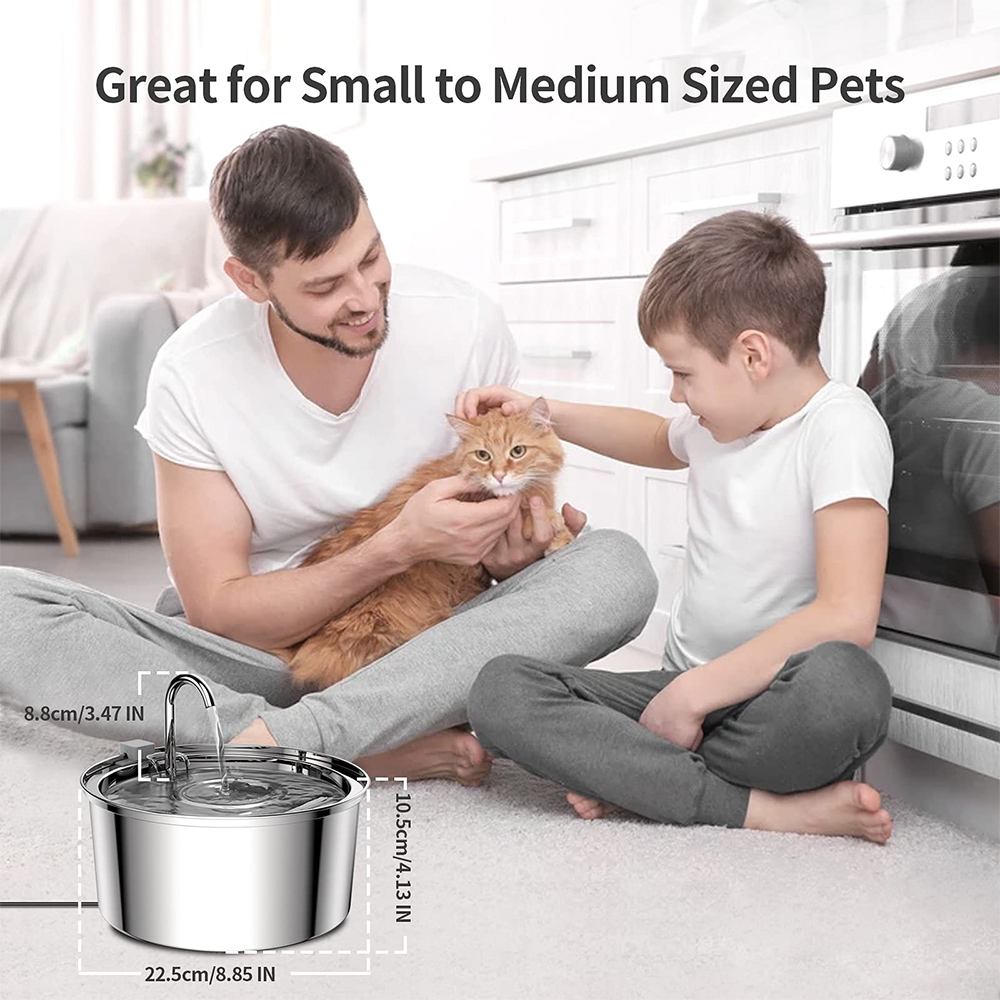 Roestvrijstalen watertoevoer v - Smart Pet Water Fountain Wifi recensie en prijs