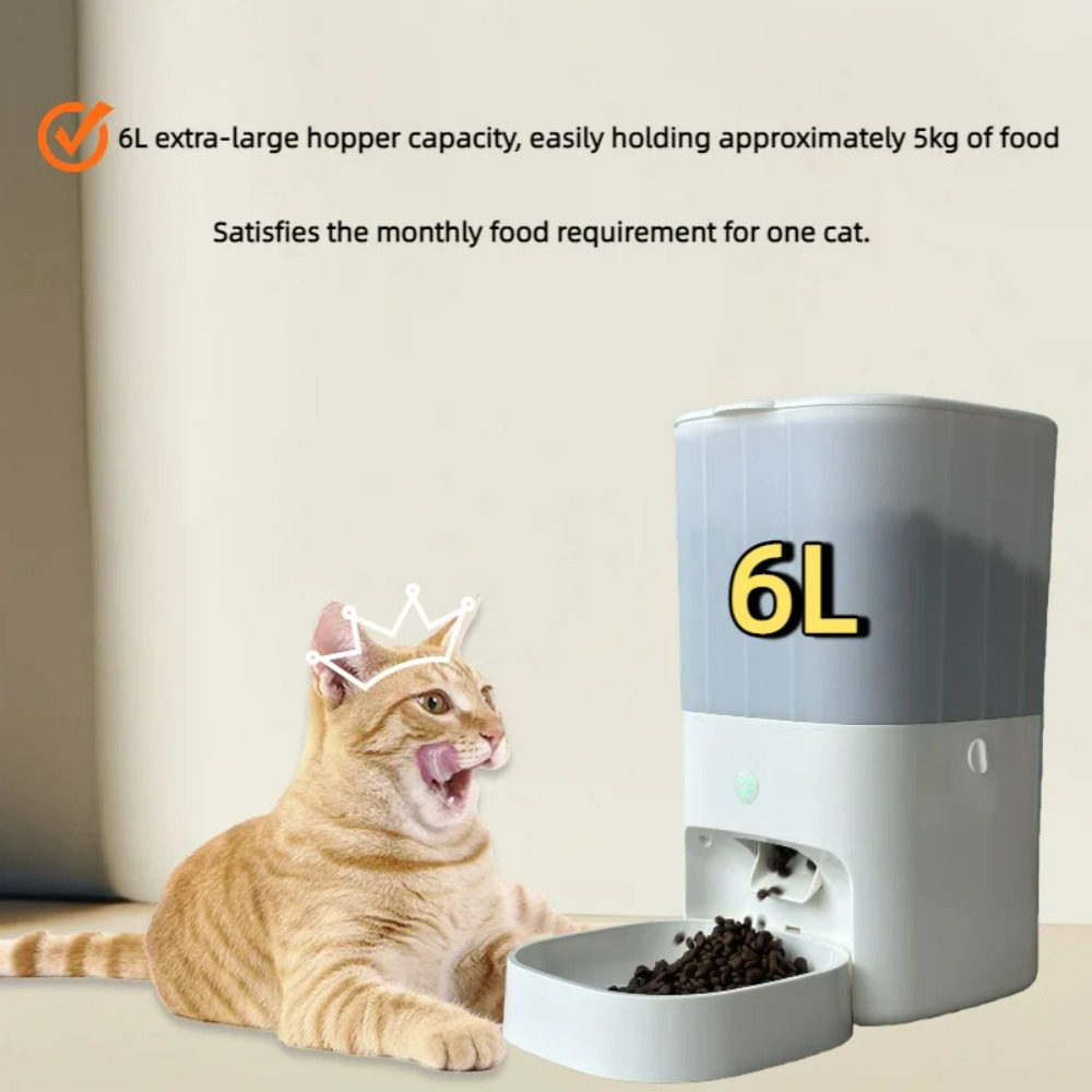 Automatische 6L voerbak met ti - Automatic Cat Feeder 6L Timed recensie en prijs