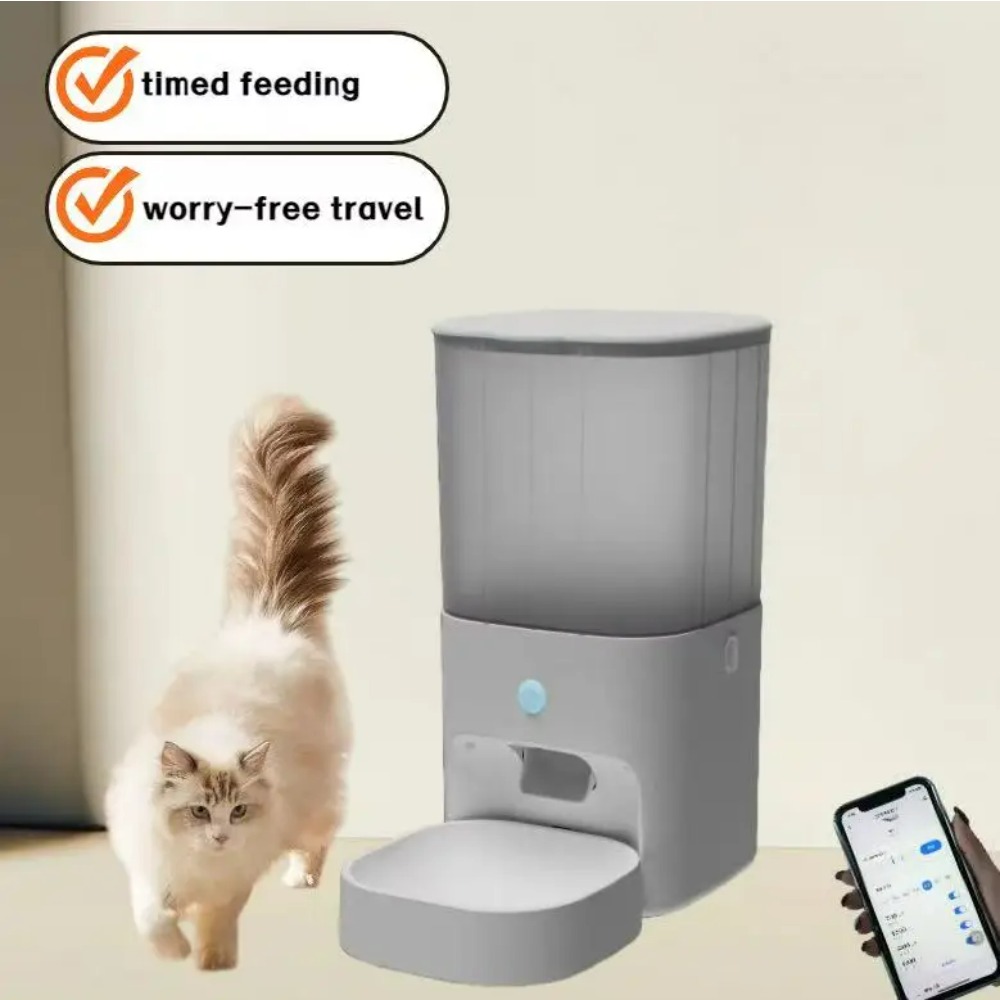 Automatische 6L voerbak met ti - Automatic Cat Feeder 6L Timed recensie en prijs