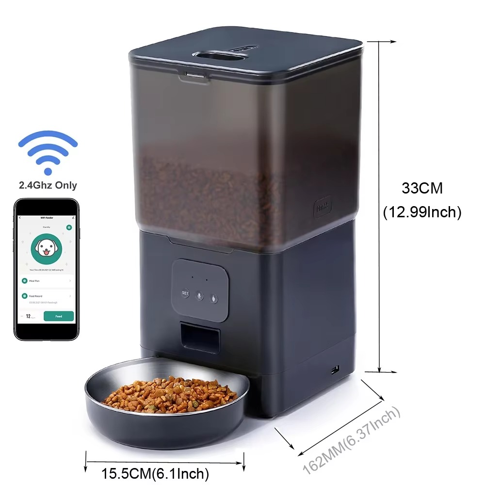 6L Slimme Huisdierenvoederauto - Pet Feeder App Control Portion recensie en prijs