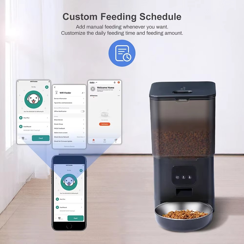 6L Slimme Huisdierenvoederauto - Pet Feeder App Control Portion recensie en prijs