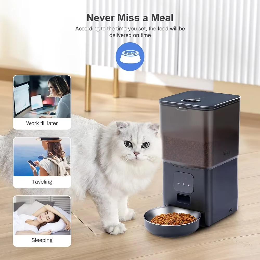 6L Slimme Huisdierenvoederauto - Pet Feeder App Control Portion recensie en prijs