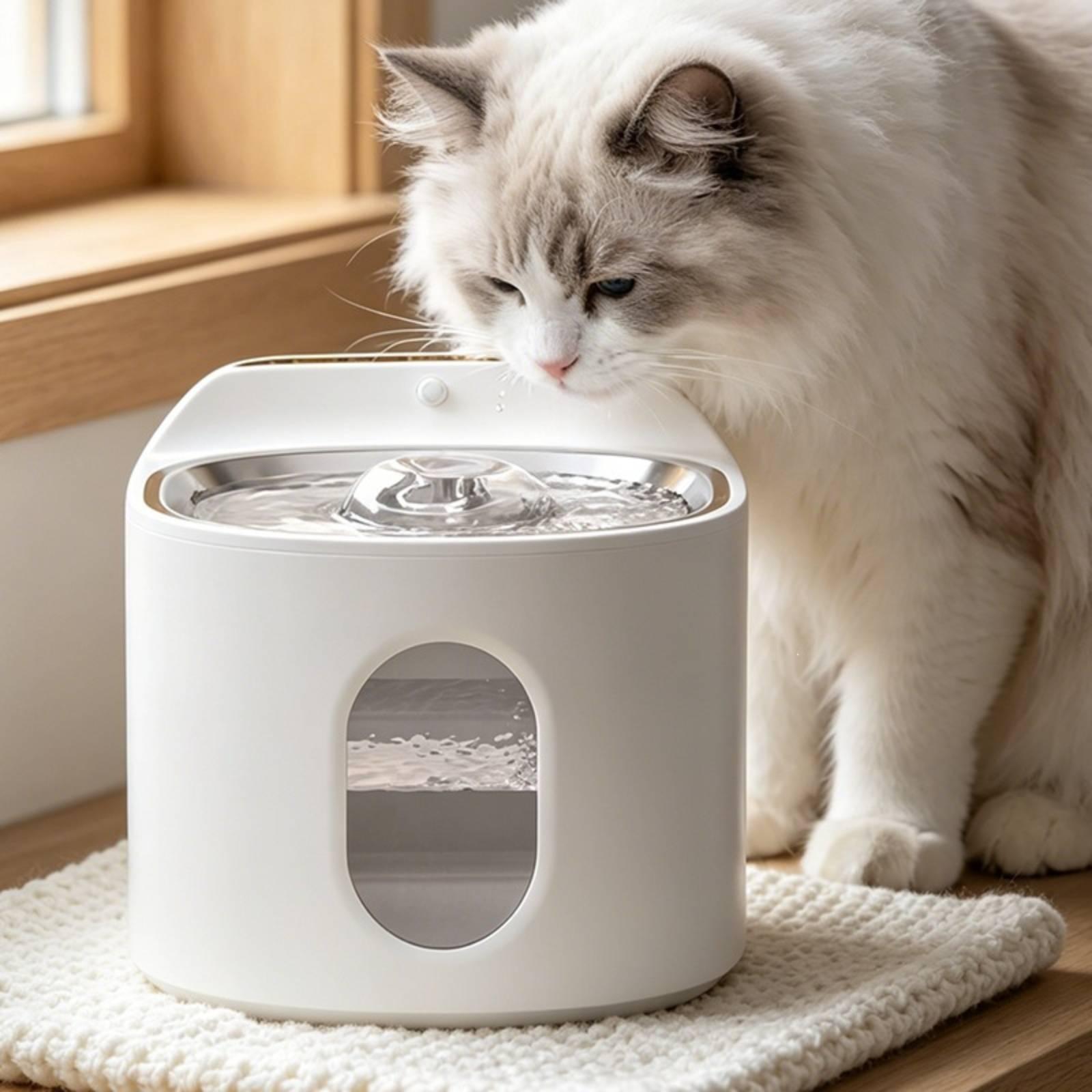 Oplaadbare automatische drinkf - Pet Water Fountain Stainless Steel recensie en prijs