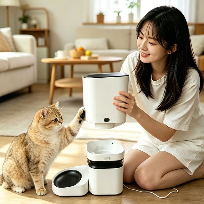 6L Automatische Kattenvoeder m - Automatic Cat Feeder 6L Timed recensie en prijs