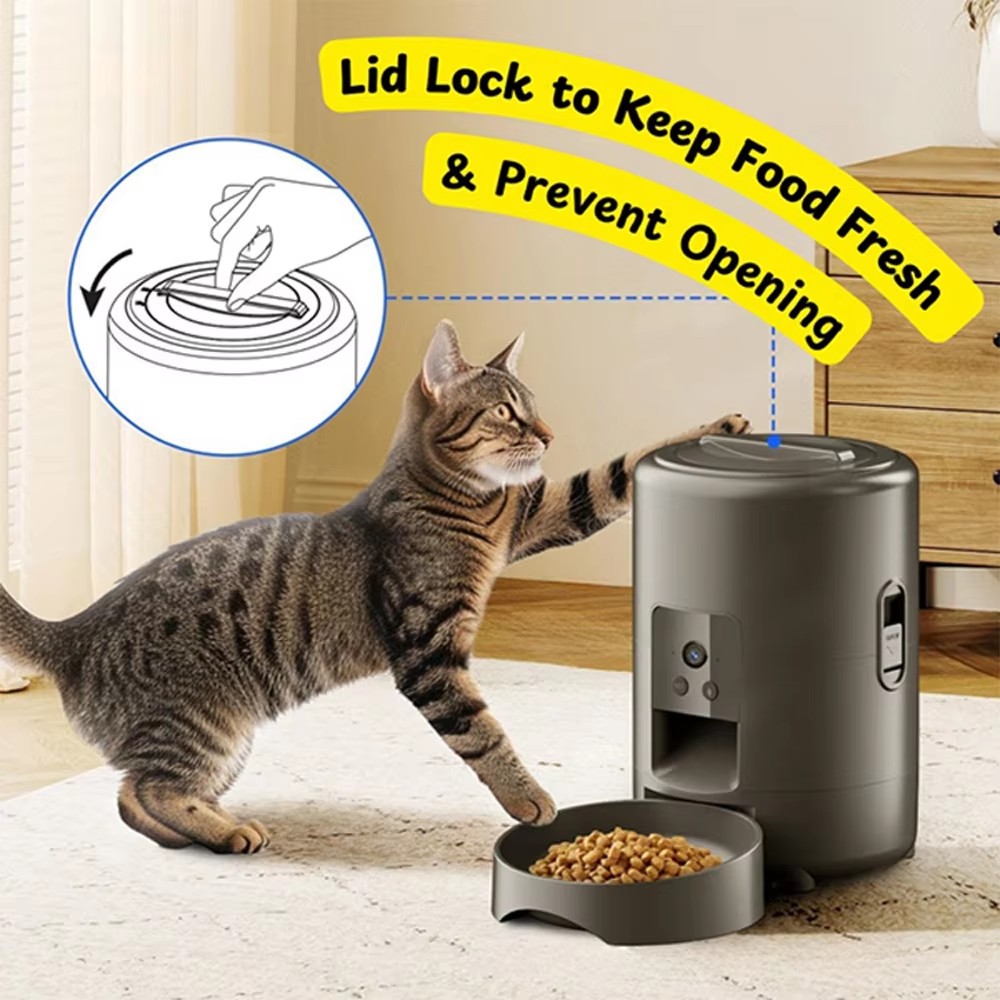 Wi-Fi slimme, draagbare, op ba - Pet Feeder App Control Portion recensie en prijs