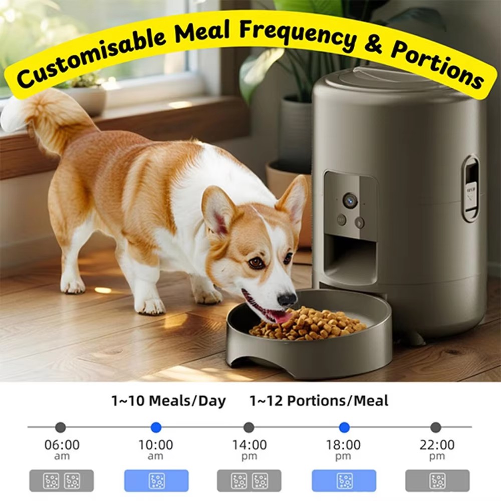 Wi-Fi slimme, draagbare, op ba - Pet Feeder App Control Portion recensie en prijs