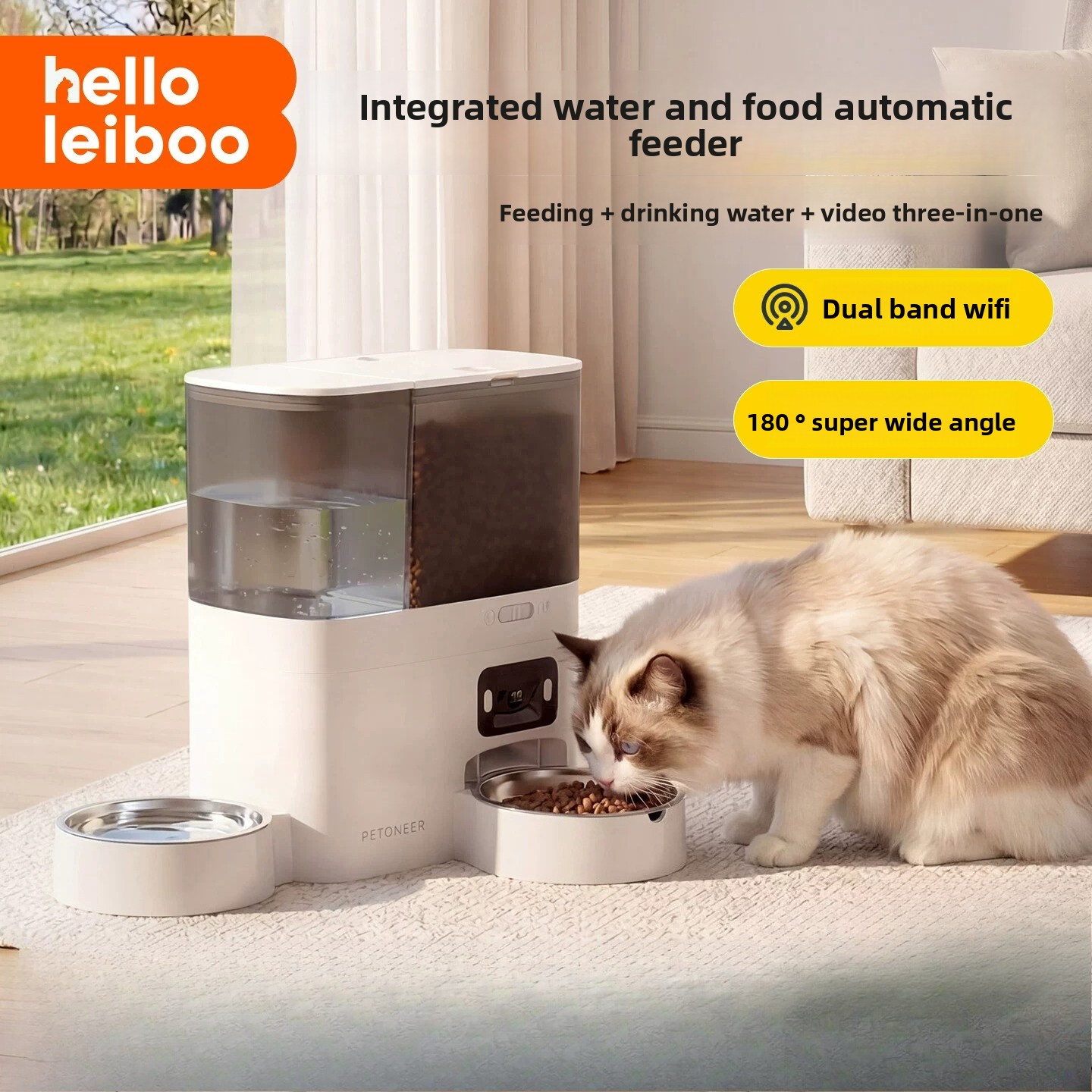 2-in-1 slimme huisdierenvoeder - Smart Pet Water Fountain Wifi recensie en prijs