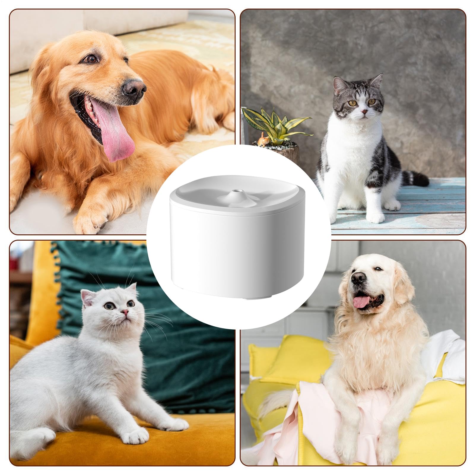 Kattenfontein |   3L stille, a - Automatic Cat Water Dispenser 3L recensie en prijs