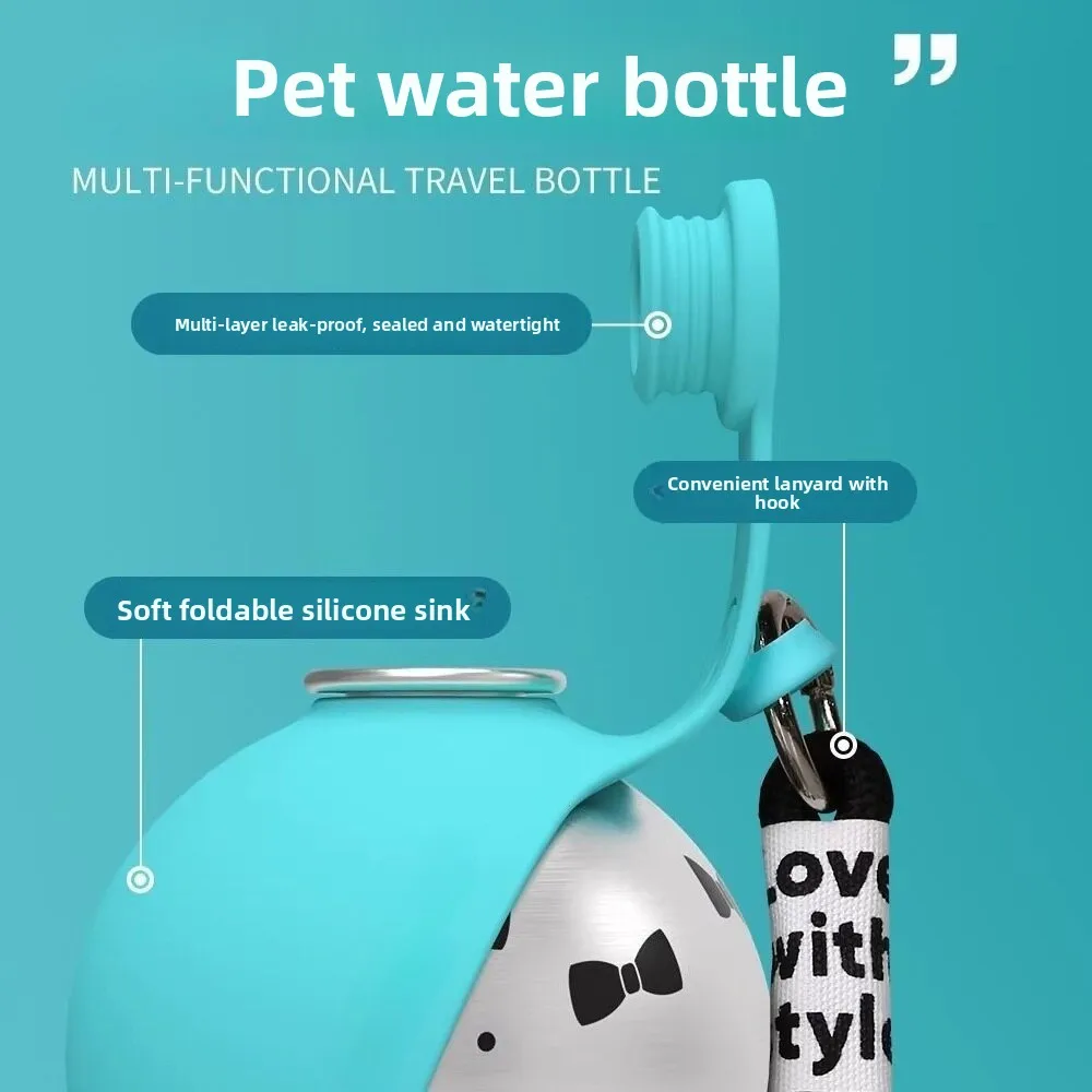 285ML draagbare, lekvrije wate - Pet Water Fountain Stainless Steel recensie en prijs