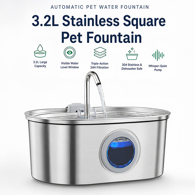 3,2L drinkfontein voor huisdie - Automatic Cat Water Dispenser 3L recensie en prijs