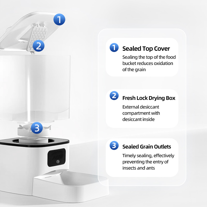 6L Dubbele Kom Tuya Smart WIFi - Automatic Cat Feeder 6L Timed recensie en prijs