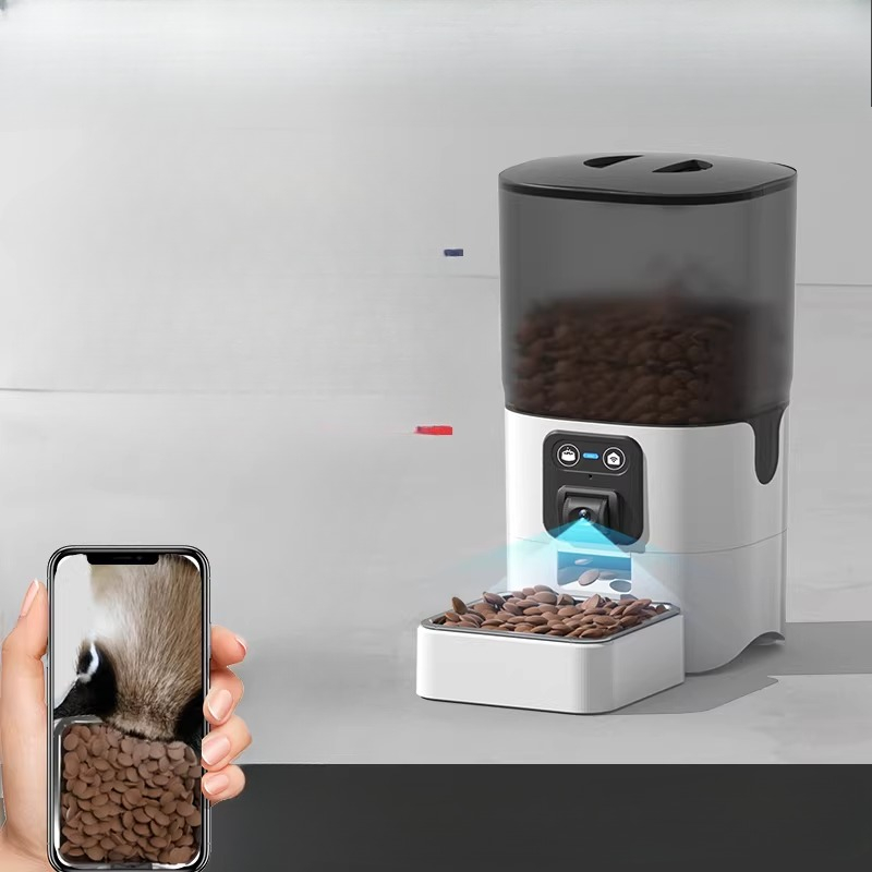 Automatische voerbak met camer - Automatic Cat Feeder 6L Timed recensie en prijs