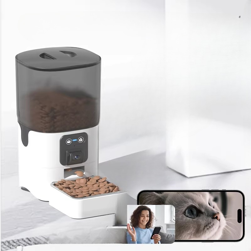 Automatische voerbak met camer - Automatic Cat Feeder 6L Timed recensie en prijs