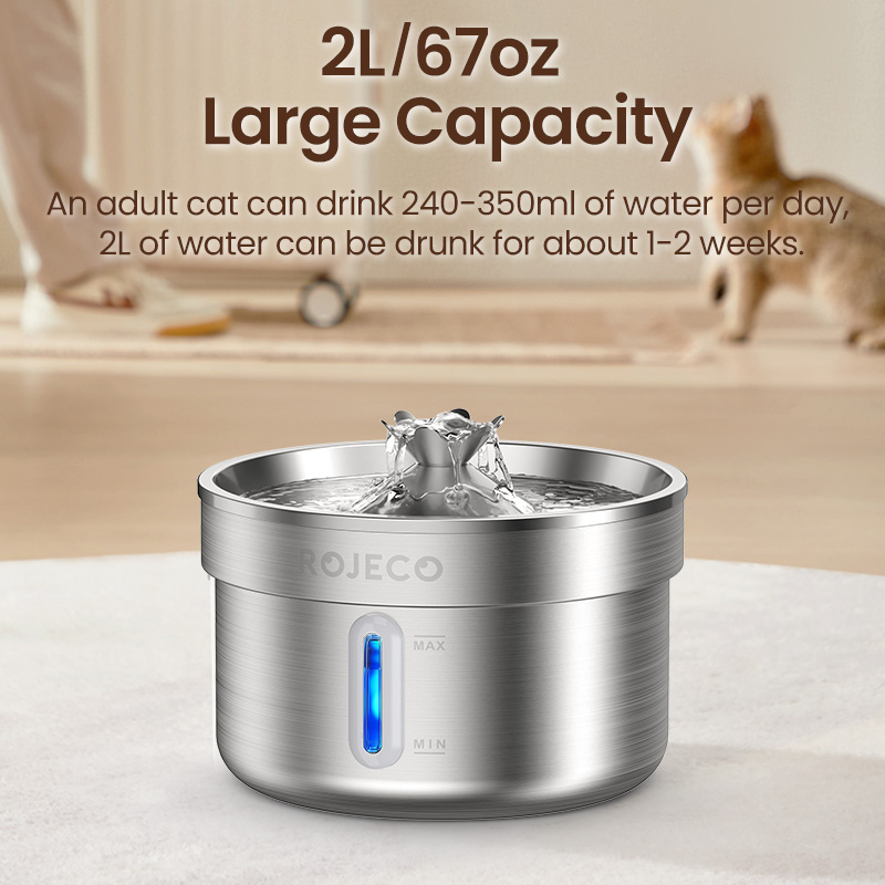 ROJECO RVS Kattenwaterfontein  - Smart Pet Water Fountain Wifi recensie en prijs
