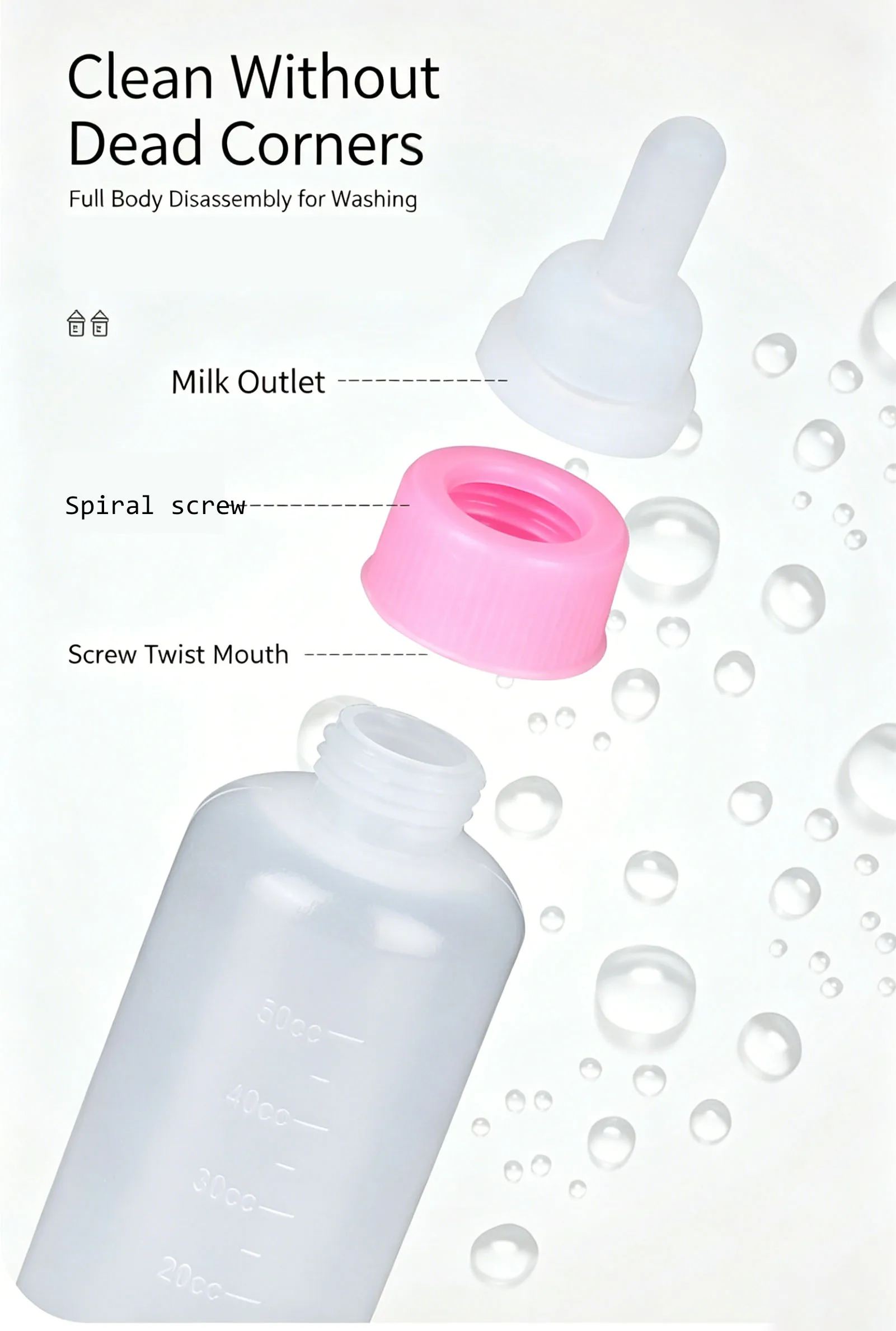 Voedingsset met fles en zuigza - Pet Fountain Cleaning Kit recensie en prijs