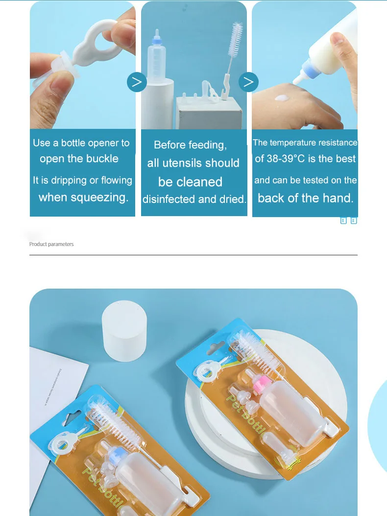 Voedingsset met fles en zuigza - Pet Fountain Cleaning Kit recensie en prijs