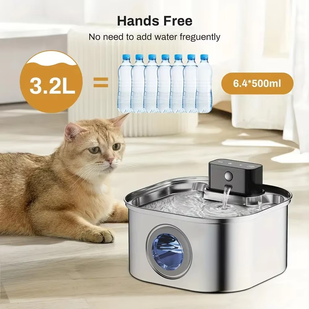 FurStar3.2L Automatische Draad - Wireless Pet Water Fountain Battery recensie en prijs