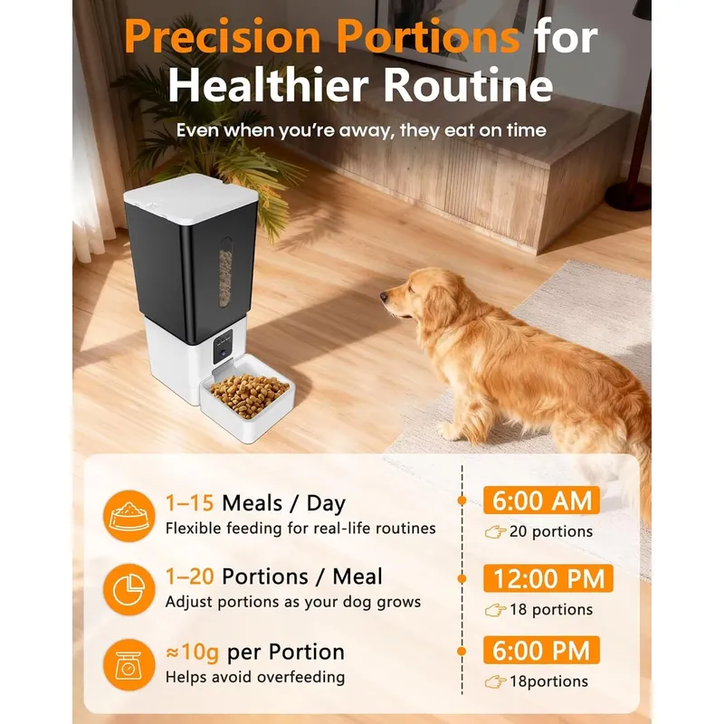 12L Automatische Wifi Huisdier - Pet Feeder App Control Portion recensie en prijs