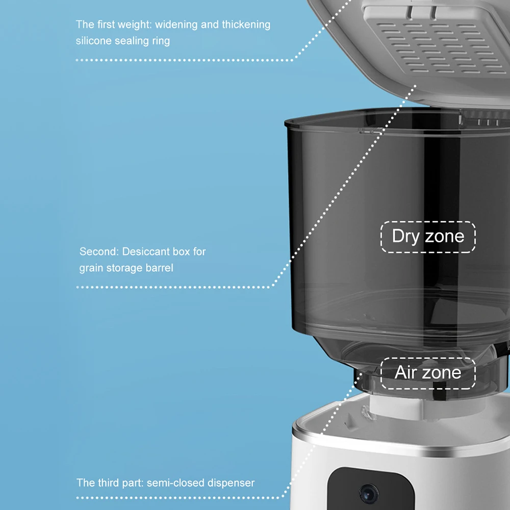 Grote 6L automatische voerbak  - Automatic Cat Feeder 6L Timed recensie en prijs