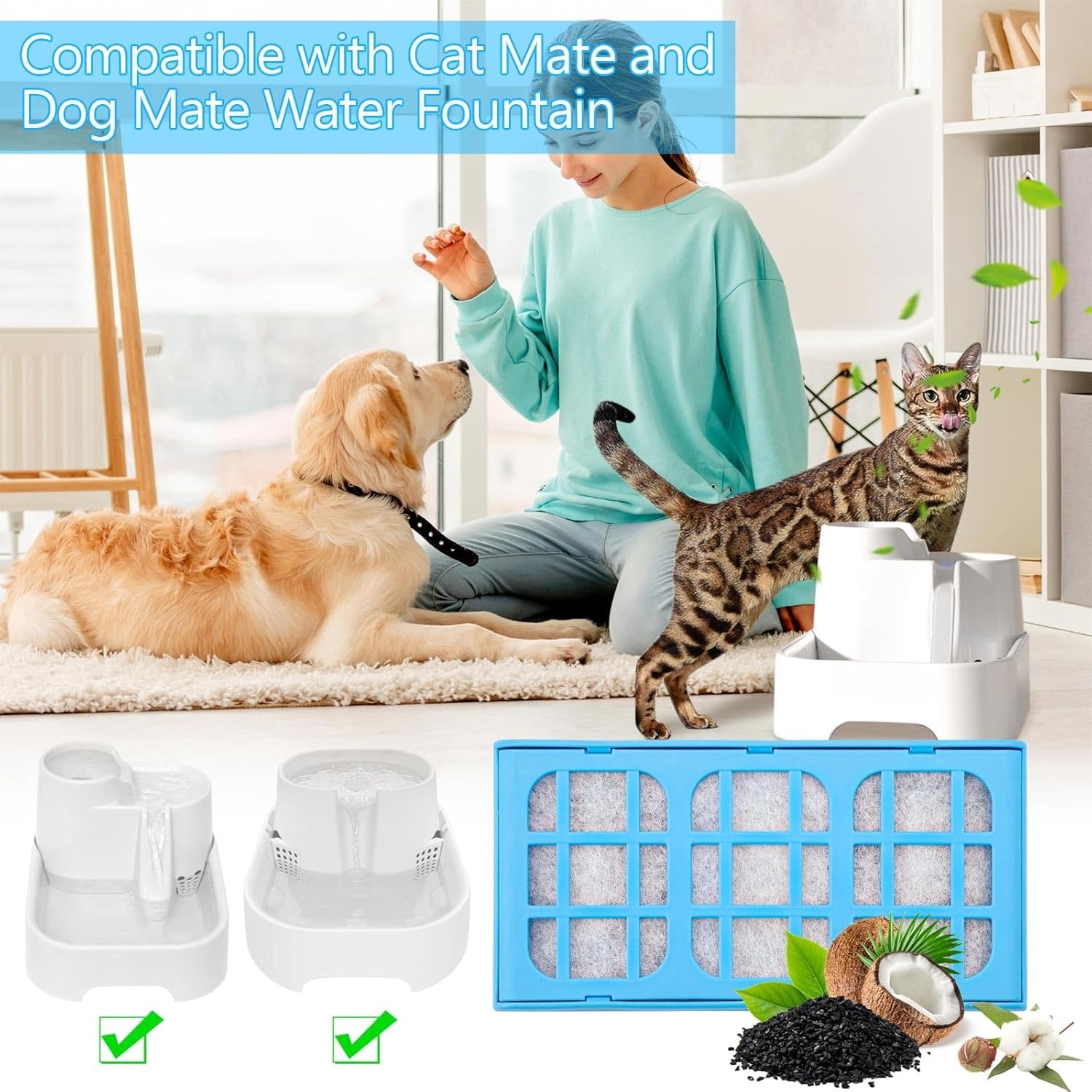 12-pack filterpatronen vervang - Pet Fountain Filter Replacement recensie en prijs