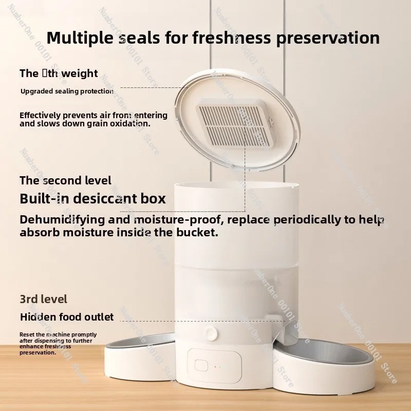 Automatische huisdierenvoeder, - Pet Feeder App Control Portion recensie en prijs