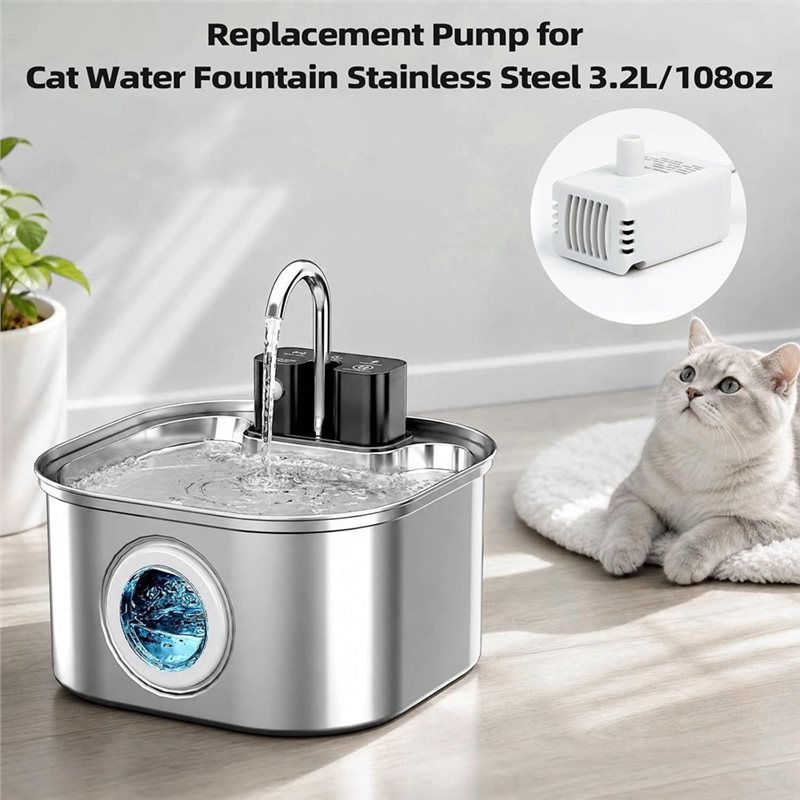 ABAE-Huisdierfonteinpomp voor  - Wireless Pet Water Fountain Battery recensie en prijs