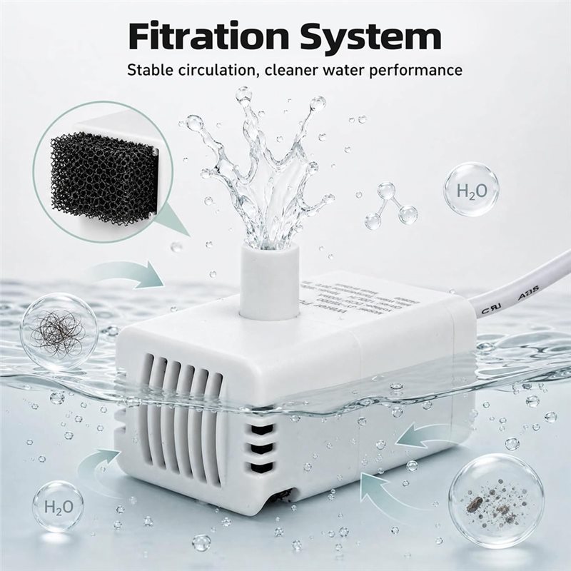 ABAE-Huisdierfonteinpomp voor  - Wireless Pet Water Fountain Battery recensie en prijs