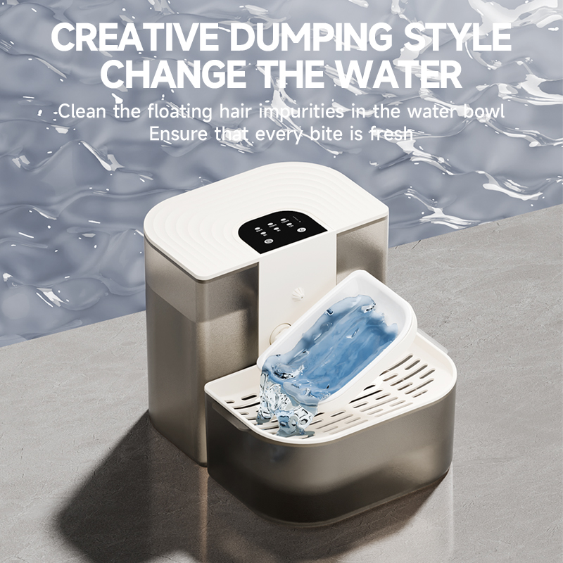4,5L Smart Dump Waterdispenser - Wireless Pet Water Fountain Battery recensie en prijs