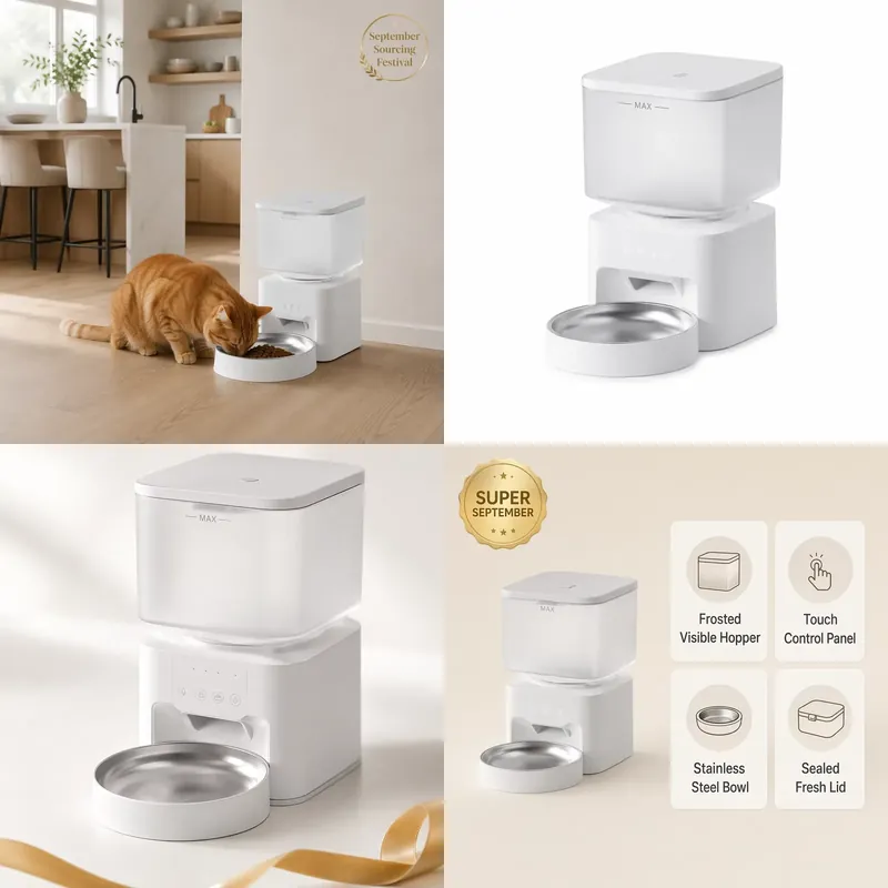 Voor slimme huisdierenvoeders  - Pet Feeder App Control Portion recensie en prijs