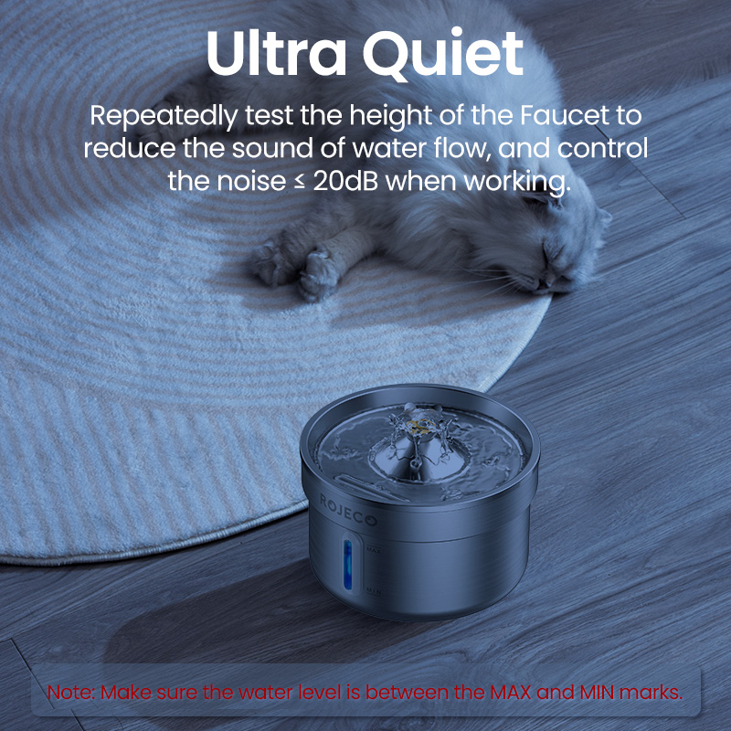 ROJECO roestvrijstalen drinkfo - Smart Pet Water Fountain Wifi recensie en prijs