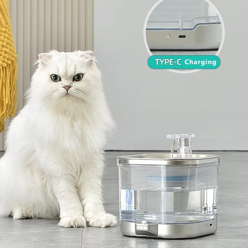 Automatische drinkfontein voor - Pet Water Fountain Stainless Steel recensie en prijs