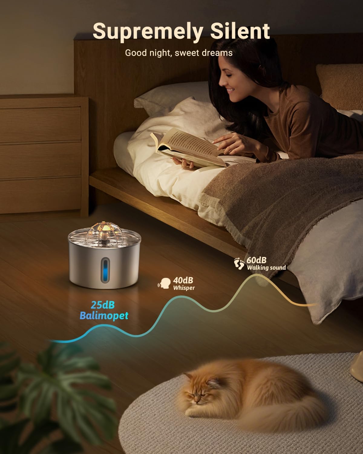 ZYFeeder 2.2L RVS Automatische - Smart Pet Water Fountain Wifi recensie en prijs