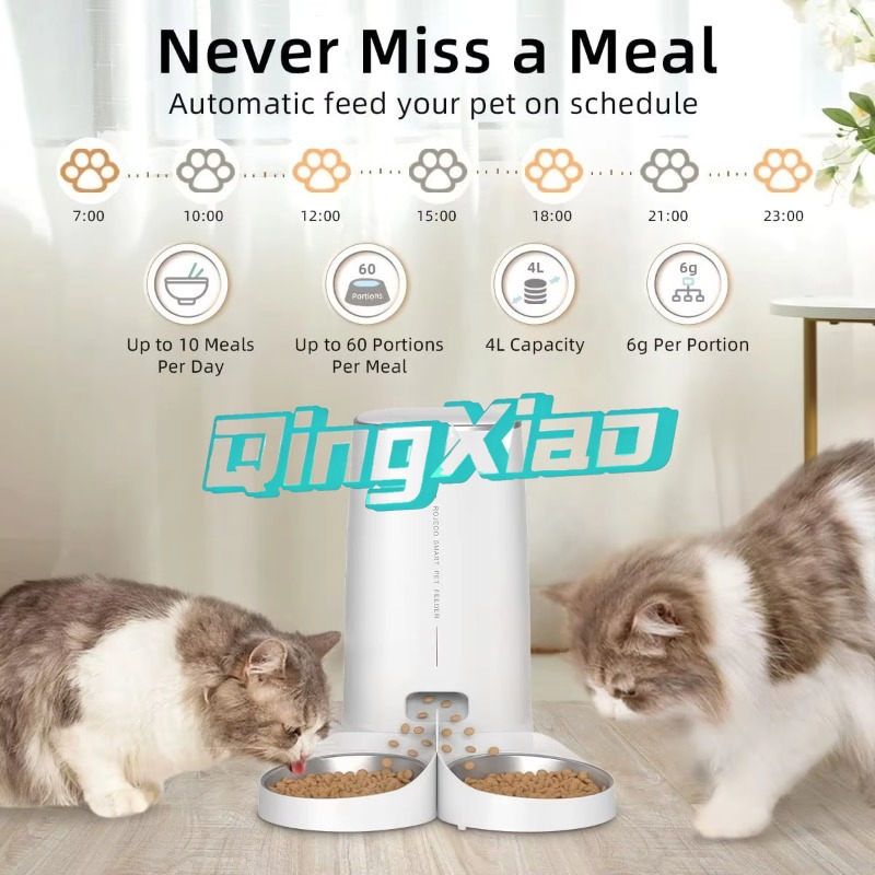 Slimme huisdierenvoeder automa - Pet Feeder App Control Portion recensie en prijs