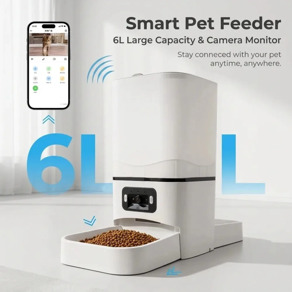6L Slimme Automatische Huisdie - Automatic Cat Feeder 6L Timed recensie en prijs