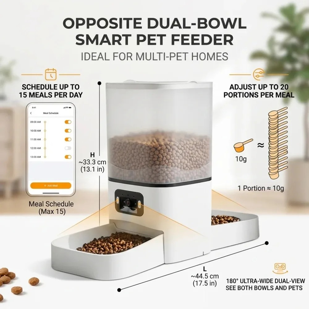 6L Slimme Automatische Huisdie - Automatic Cat Feeder 6L Timed recensie en prijs