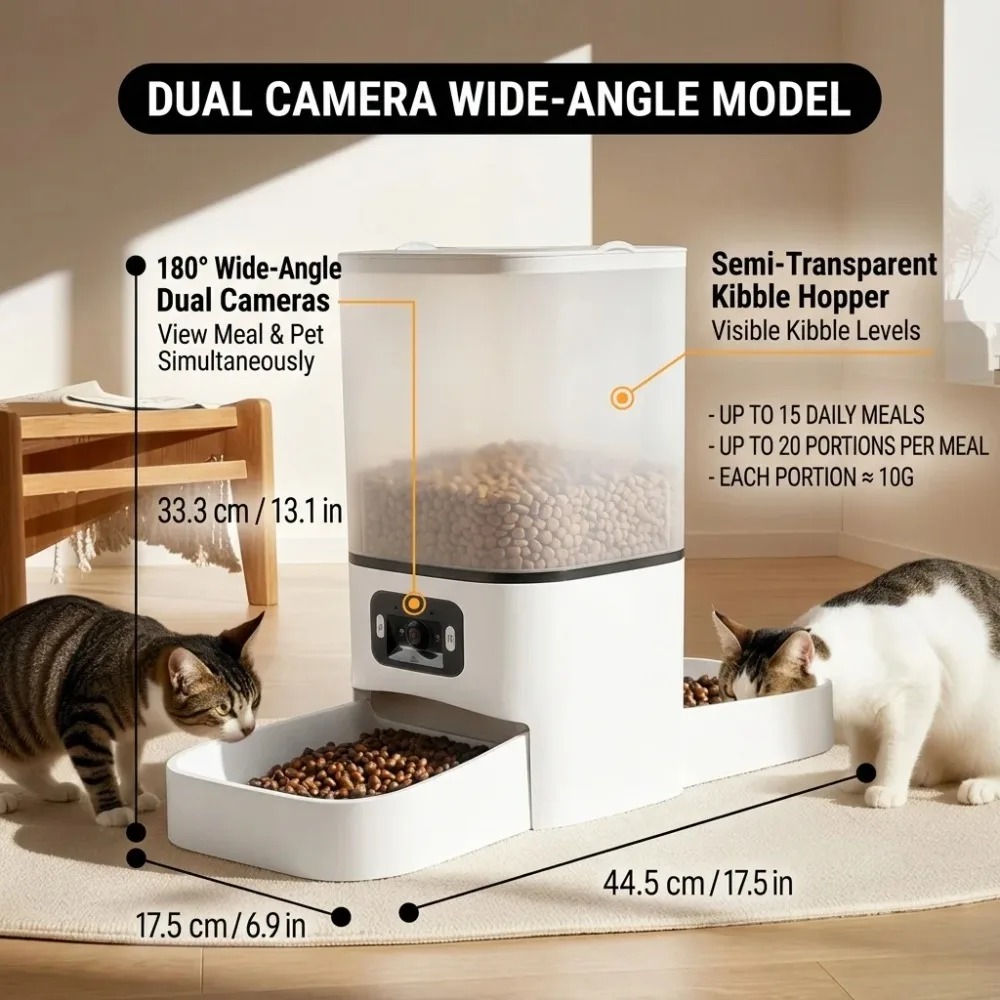 6L Slimme Automatische Huisdie - Automatic Cat Feeder 6L Timed recensie en prijs