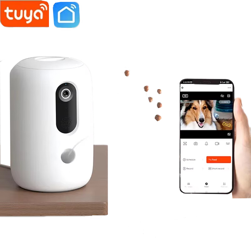 2026 Aangepast logo Hd-camera  - Smart Pet Feeder Camera Wifi recensie en prijs