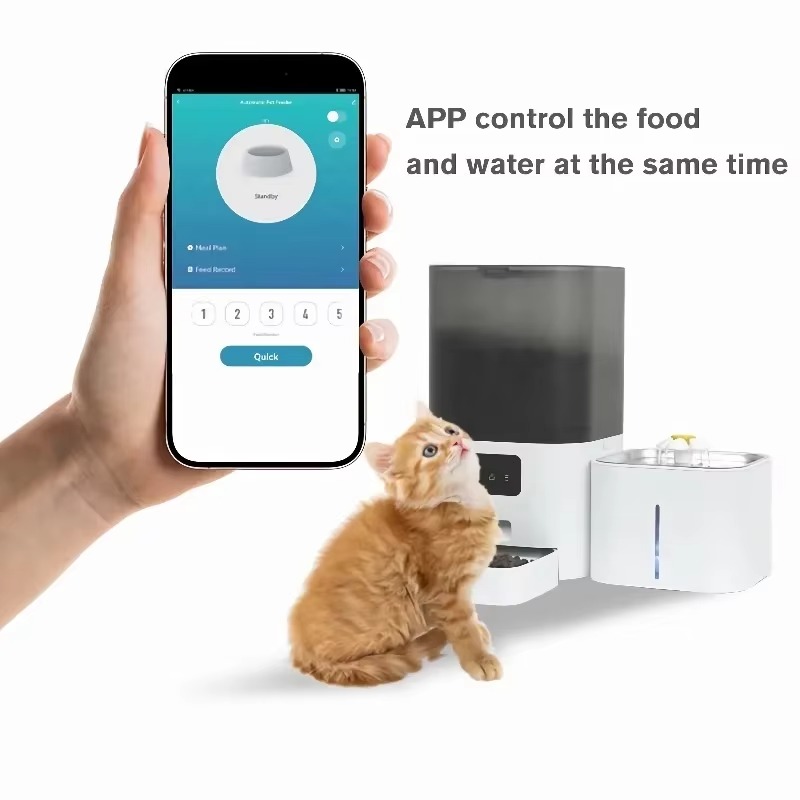 FurStarWiFi APP-gestuurde slim - Automatic Cat Feeder 6L Timed recensie en prijs