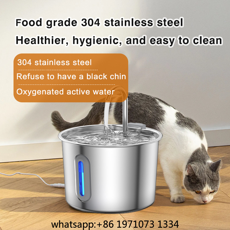 2.2L Rvs Waterdispenser voor h - Pet Water Fountain Stainless Steel recensie en prijs
