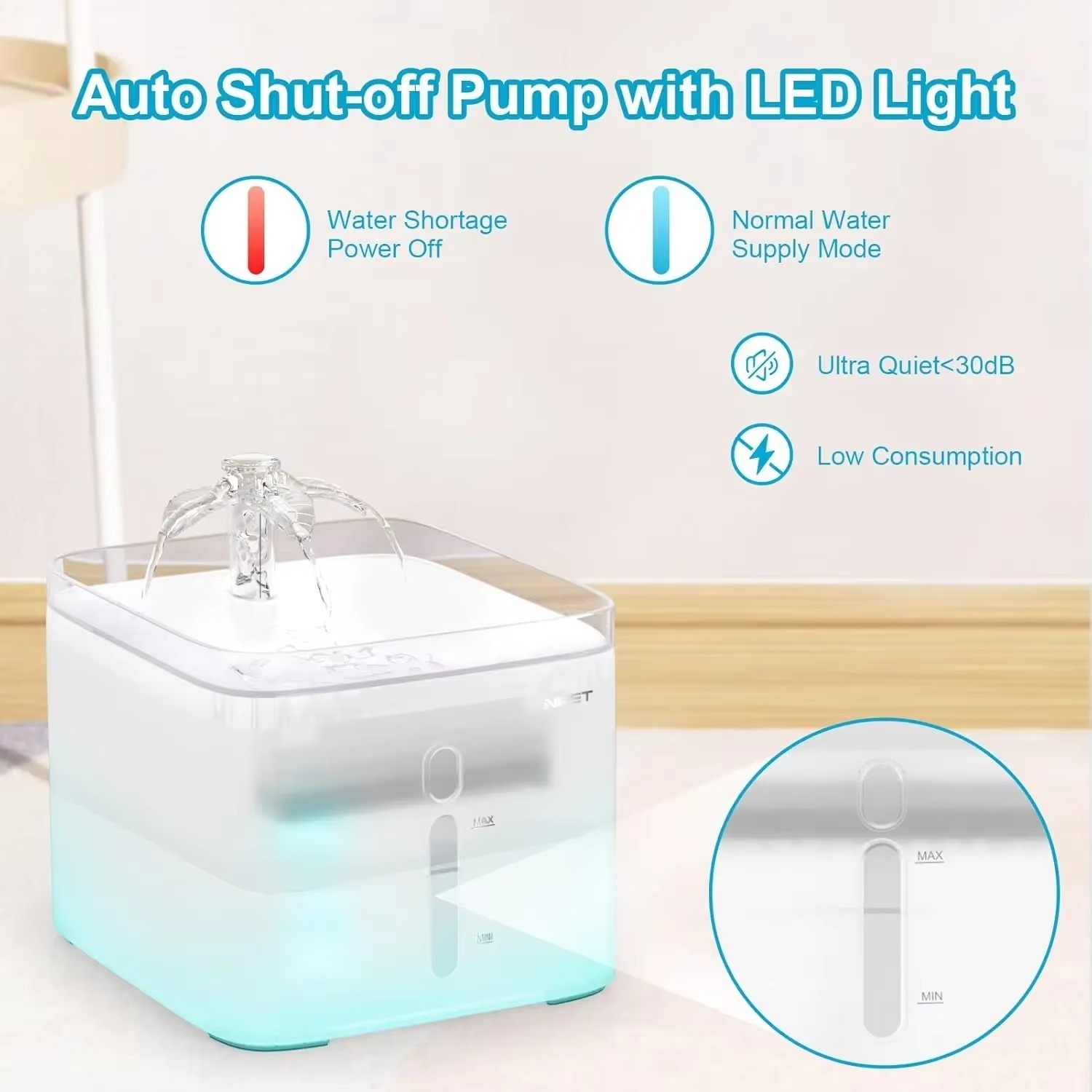 FurStarNPET Katten Drinkfontei - Automatic Cat Water Dispenser 3L recensie en prijs