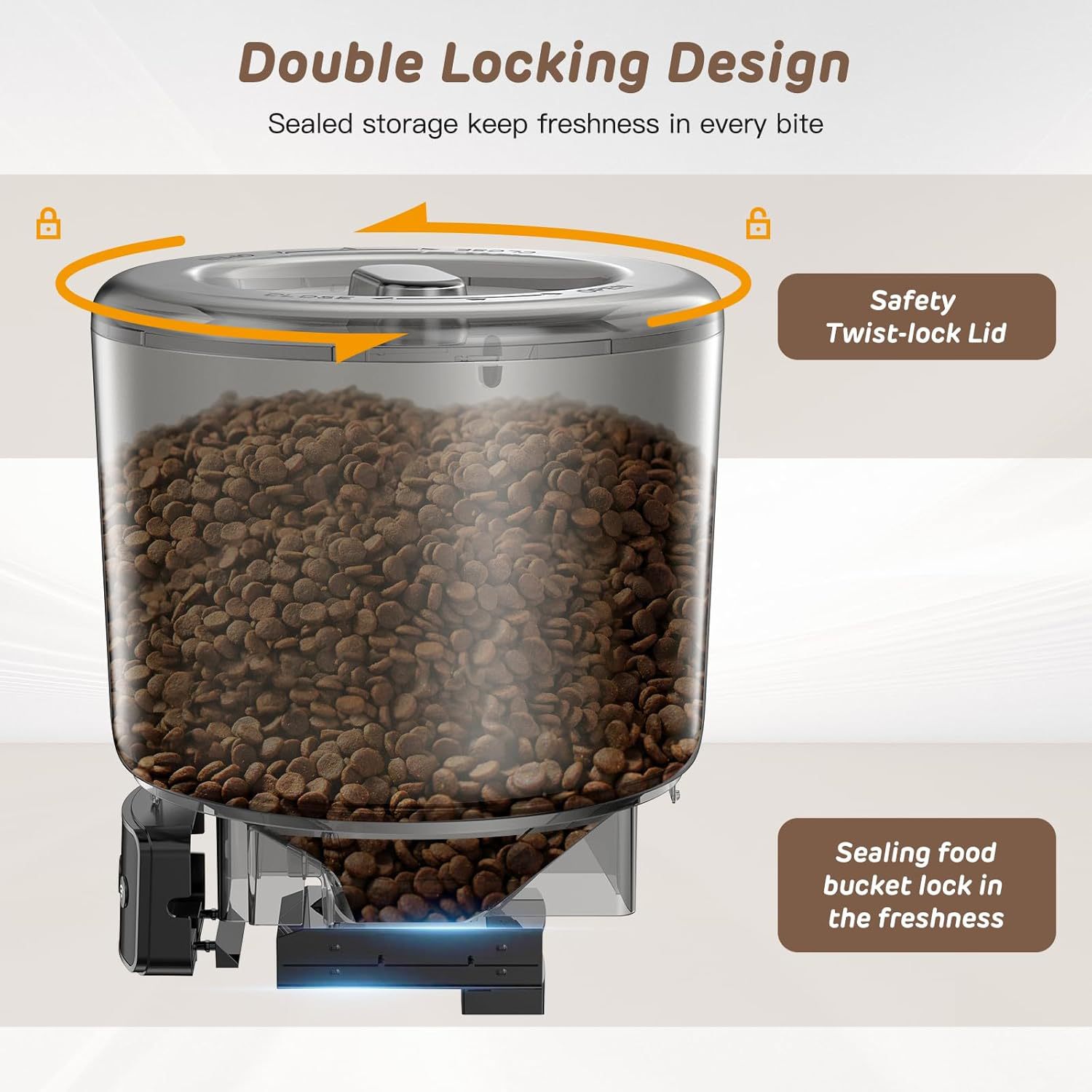 4L slimme WiFi-huisdierenvoede - Pet Feeder App Control Portion recensie en prijs